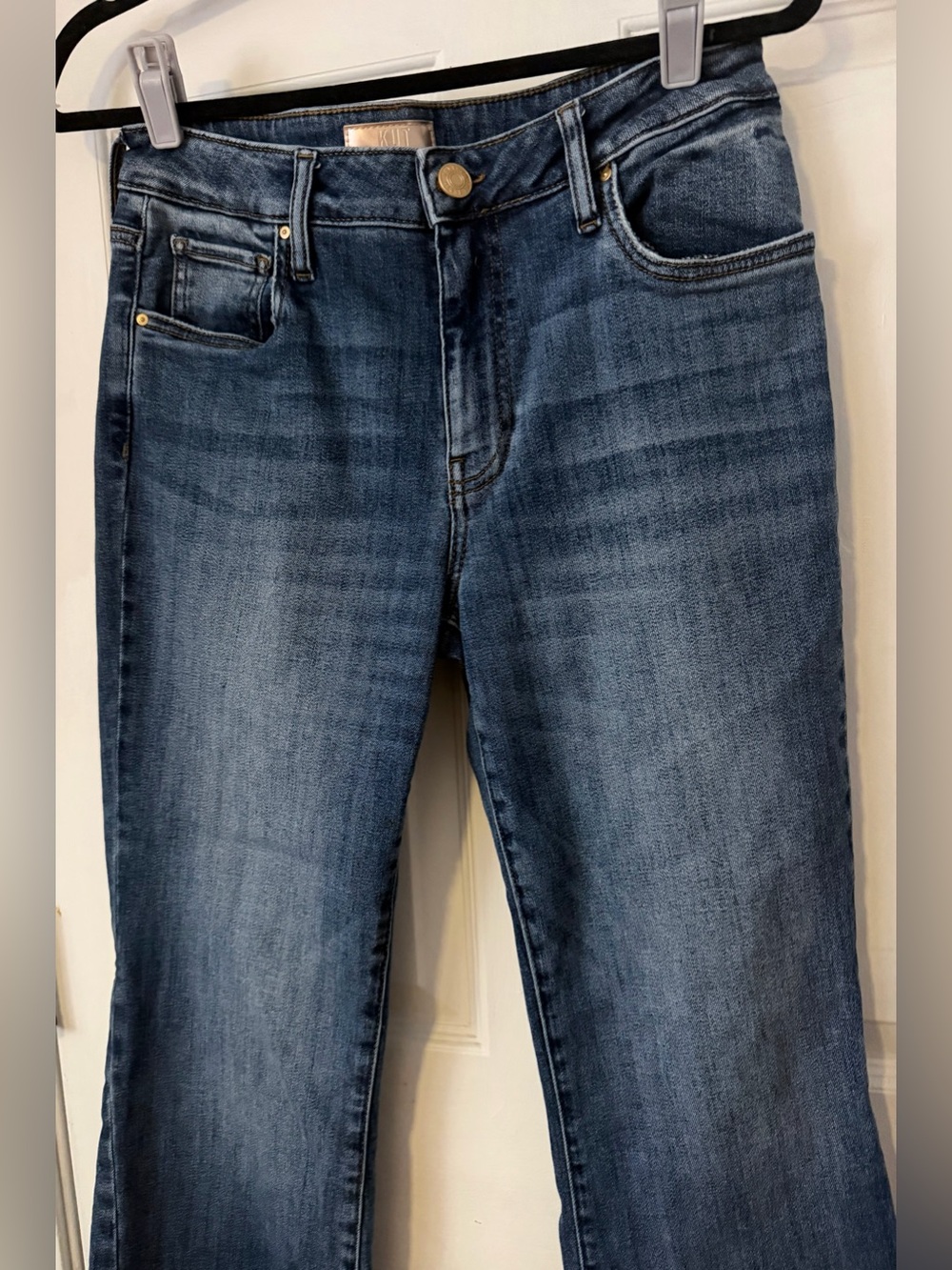 KUT From The Kloth Kelsey High Rise Ankle Flare Jeans Size 4 - Picture 6 of 7